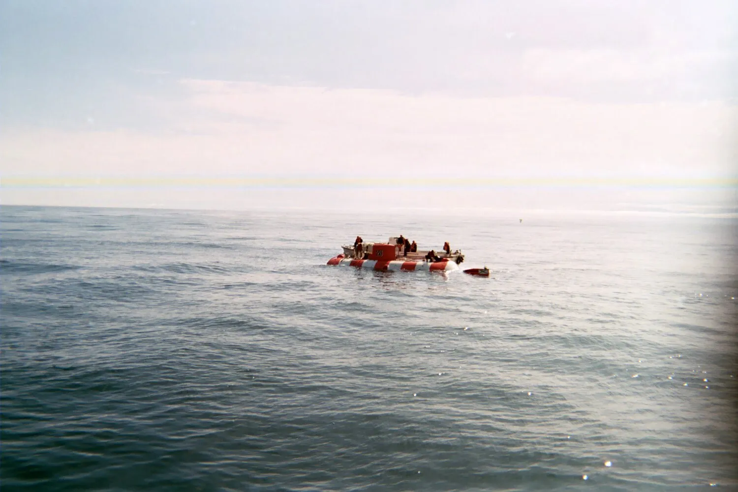 AS-34, a Priz-class rescue submersible of the same type as AS-28, during Northern Fleet test dives in the Barents Sea, 17 March 2017. Photo: Mil.ru / Sergei Fedyunin. Licence: CC BY 4.0 (attribution to mil.ru required).